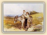 Donkeyride by Myles Birket Foster