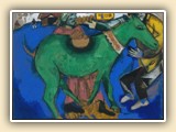 The Green Donkey by Marc Chagall (1911)