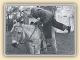 Robert Green's nephew Samuel Green riding Christopher Columbus